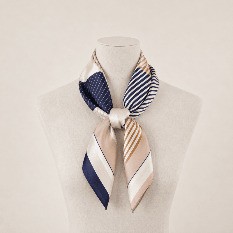 SF-L19 Lite skjerf silkelook - beige