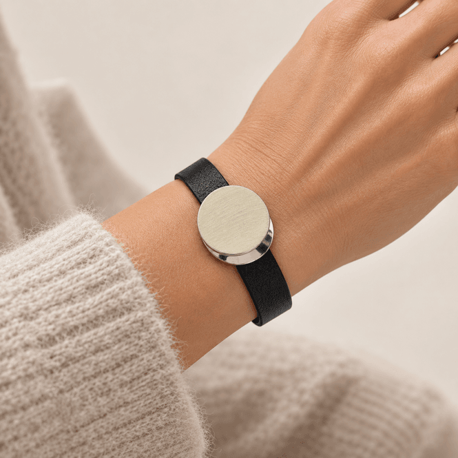 Hovedbilde Armbånd sort/sølv 2706