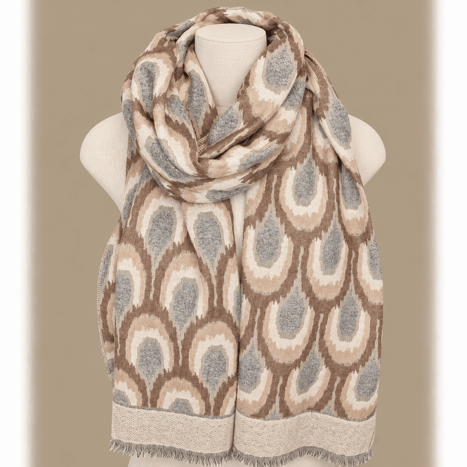 Hovedbilde 1910 Skjerf mellomtykk - beige