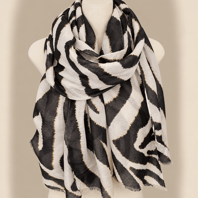 Hovedbilde 112974 Vanlig skjerf viscose - sort