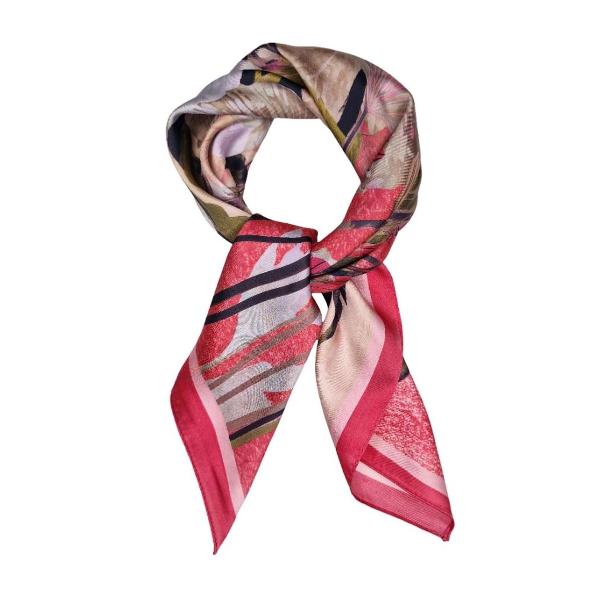 18100-13 Lite skjerf silkelook - rosa