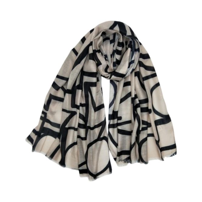 Hovedbilde WXC-515 Skjerf viscosemix - beige