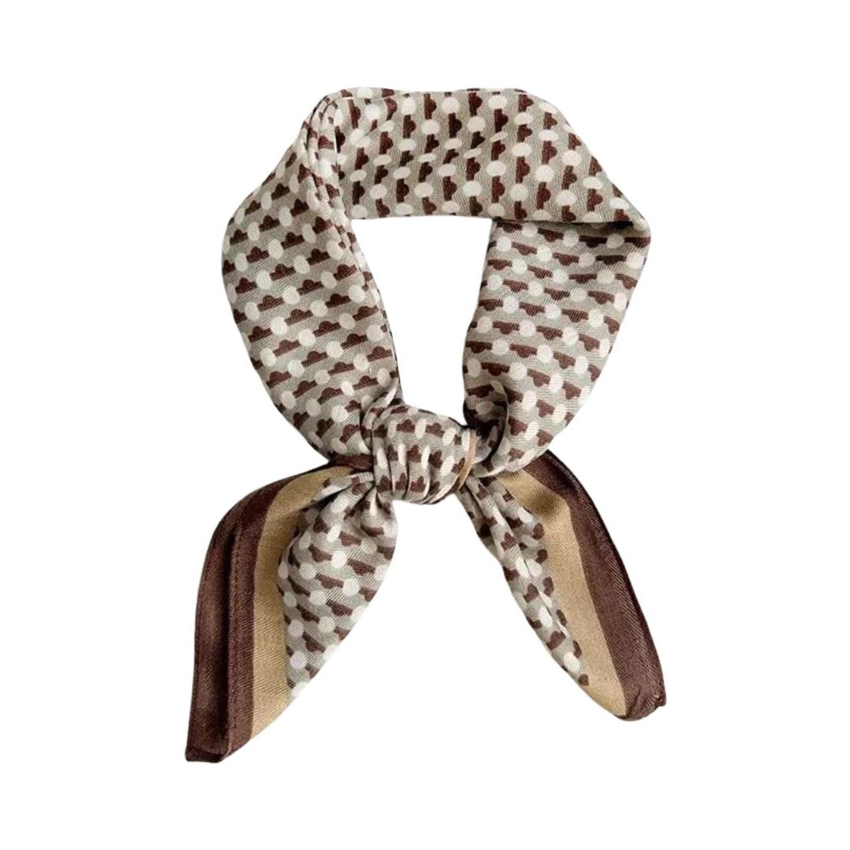 W252 Lite skjerf viscose  - brun
