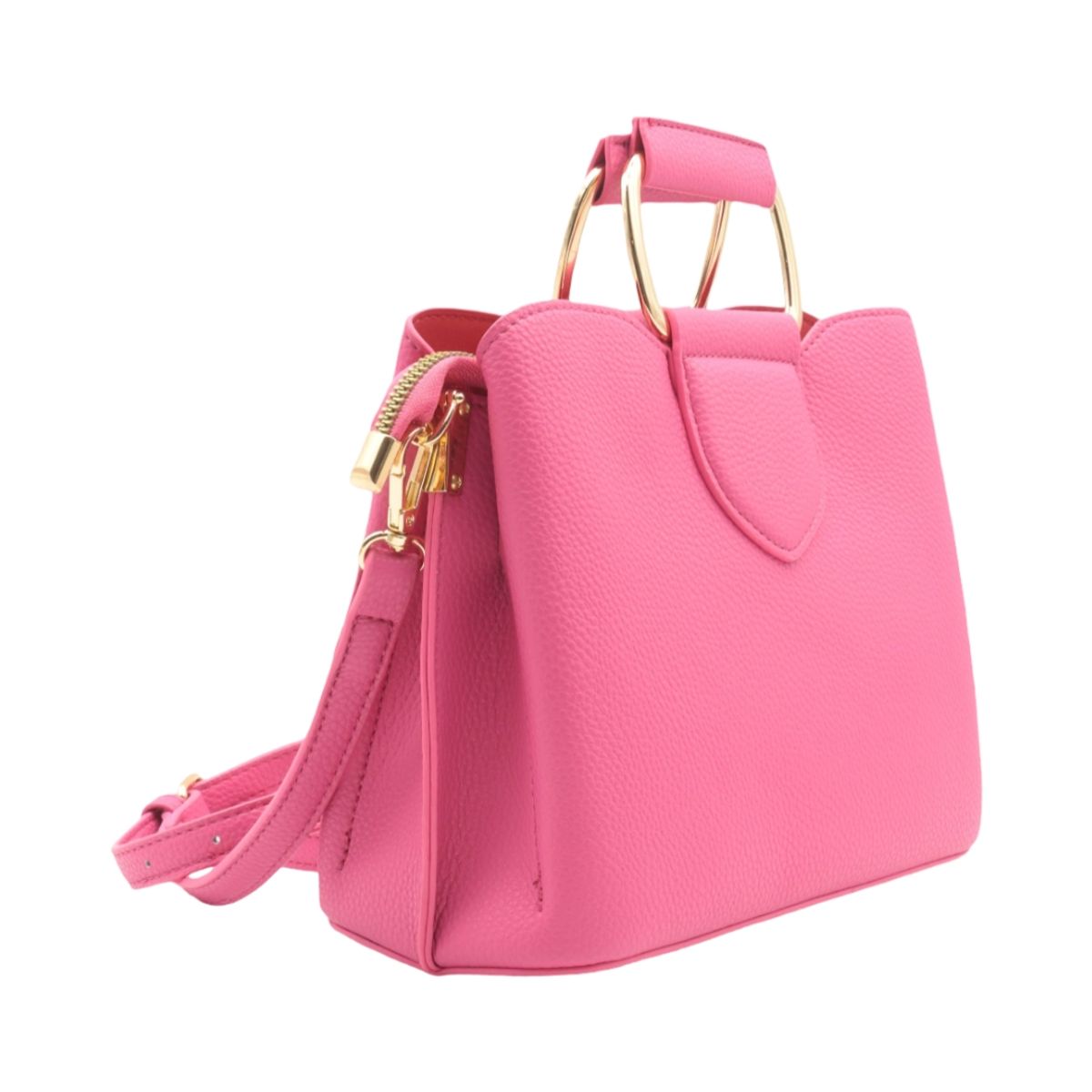 FL6977 ALVA veske imitert skinn - fuxia rosa 
