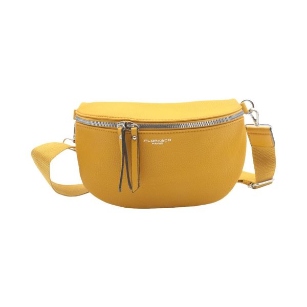 Hovedbilde FL3645  AMY bumbag imitert skinn - gul