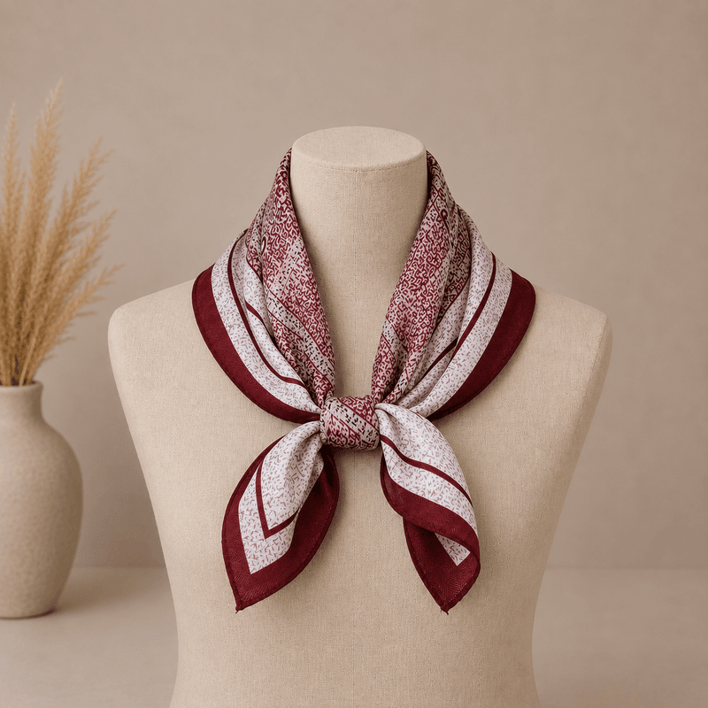 W164 Lite skjerf viscose - burgunder
