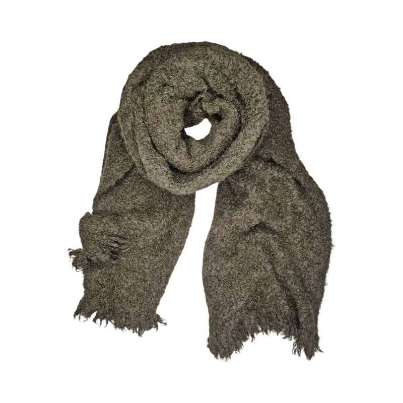 RE-L61 Skjerf ullmix frotte - grønn