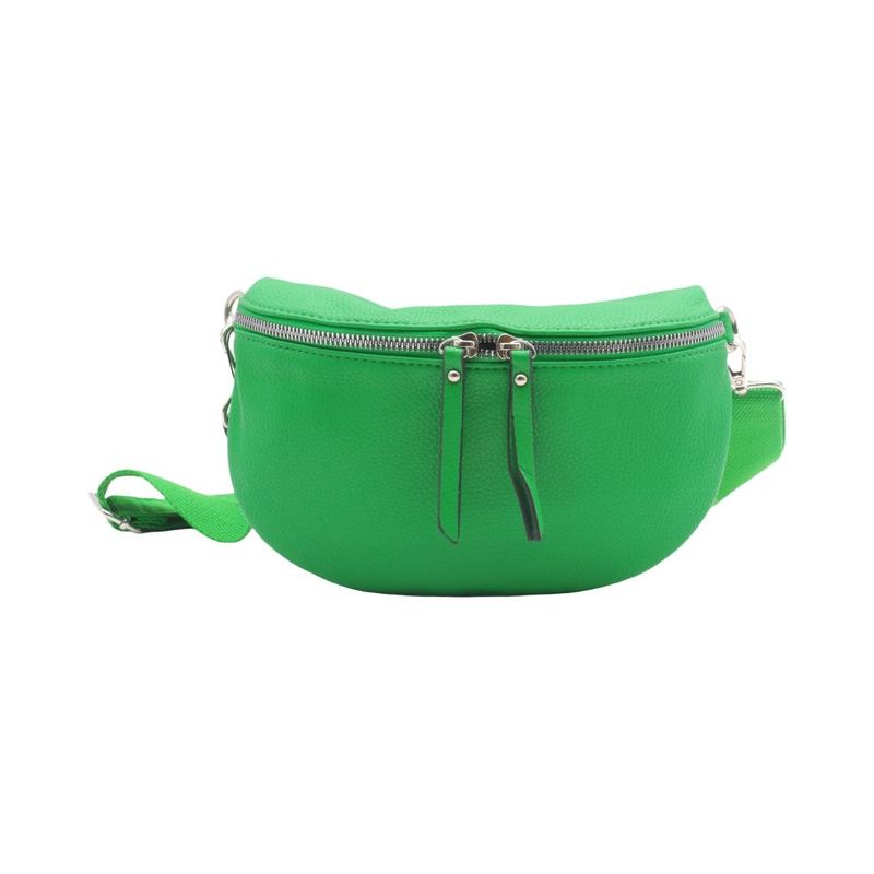 FL3645  AMY bumbag imitert skinn - grønn