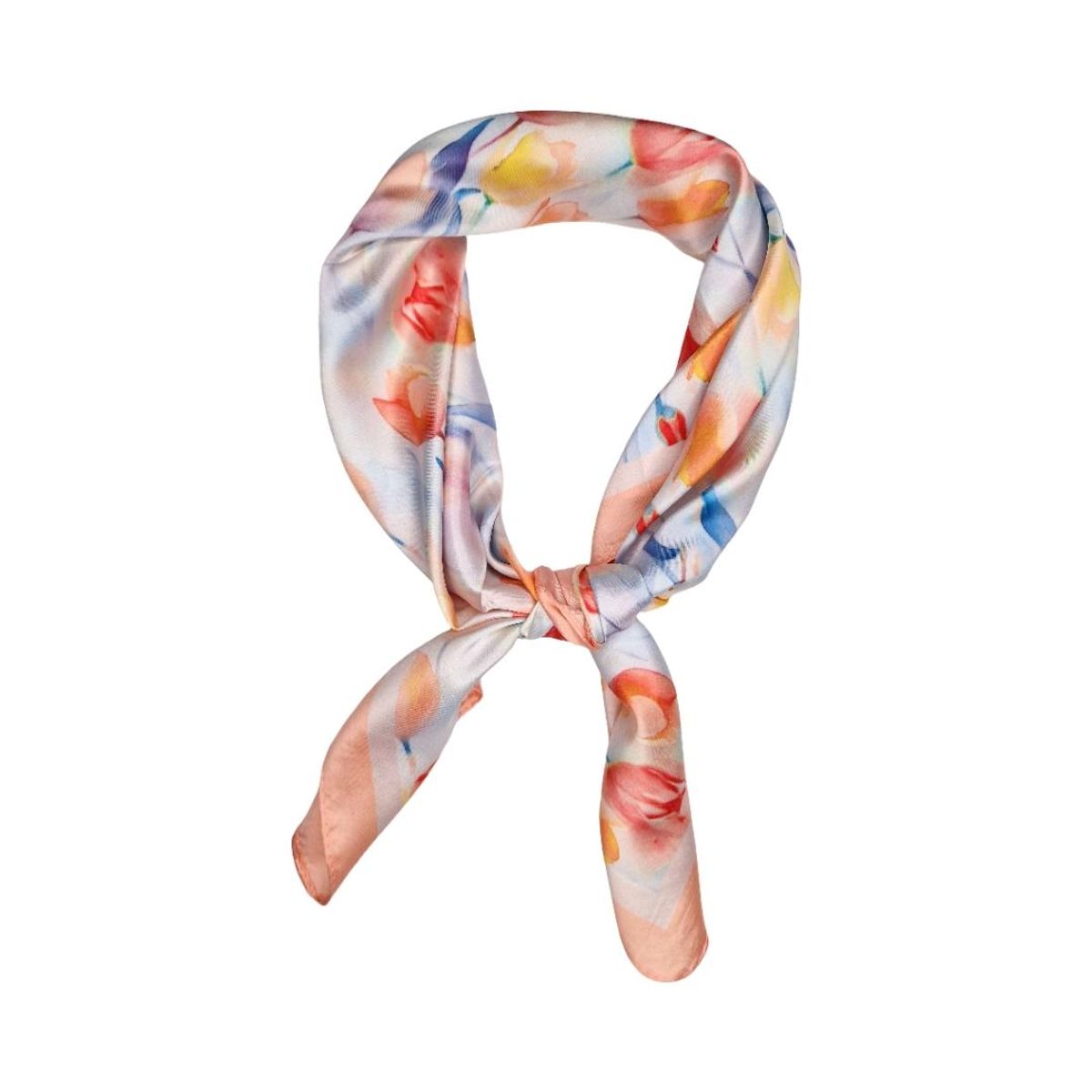 18221 Lite skjerf silkelook tulip - orange