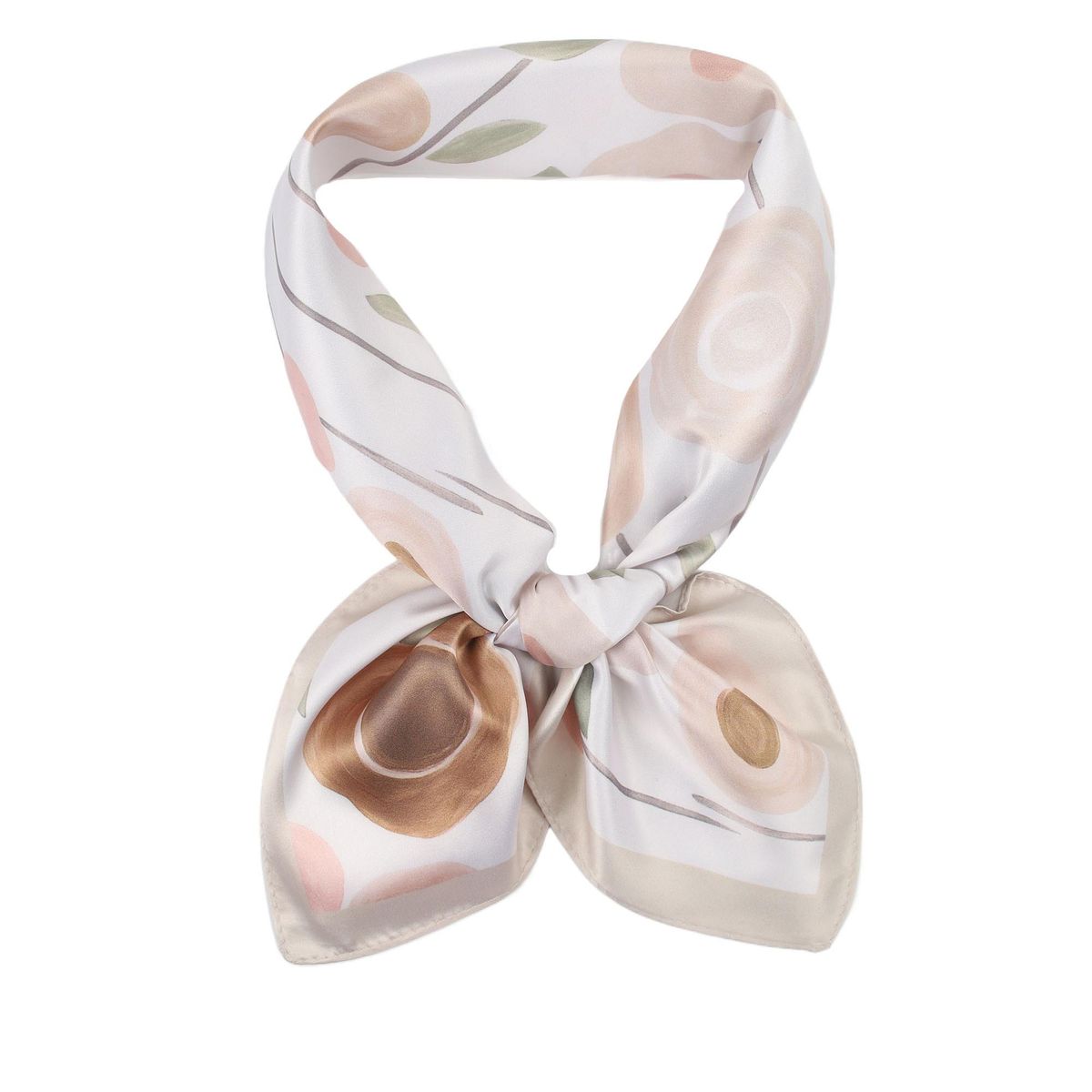 09656 Lite skjerf silkelook - beige