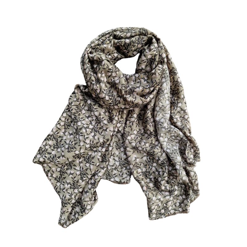 BA4227 Skjerf viscosemix - grønn