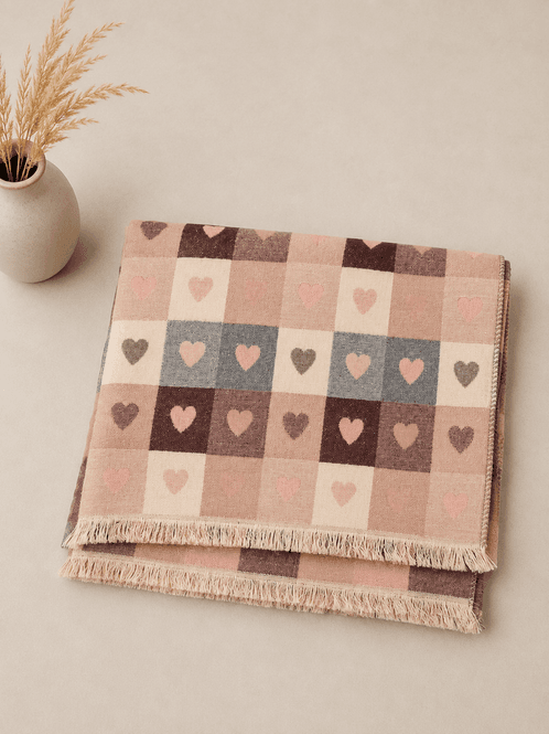 Hovedbilde WK05 Skjerf mellomtykk viscose - rosa