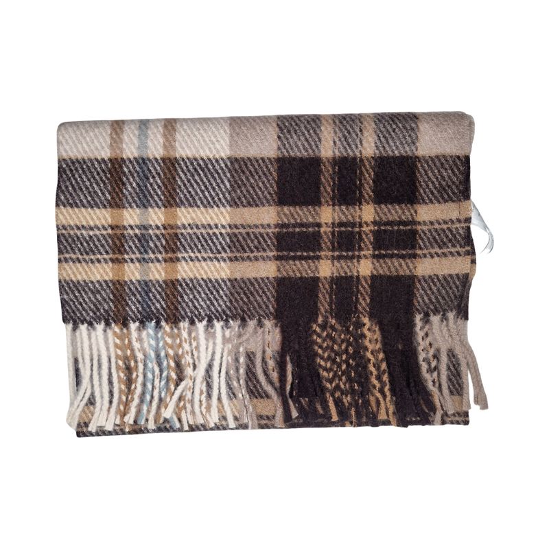 RE-L39 Skjerf ullmix - brun